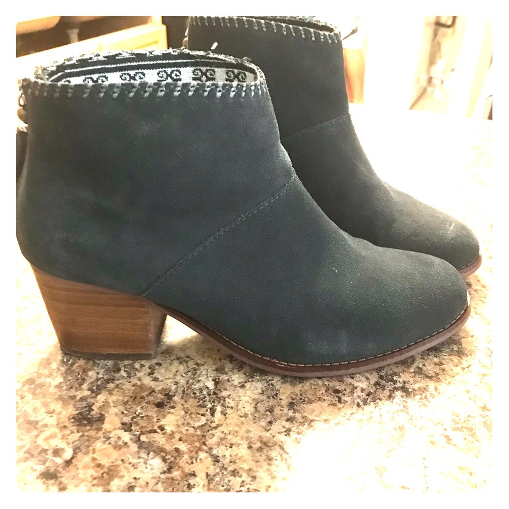 Toms Suede Ankle Booties