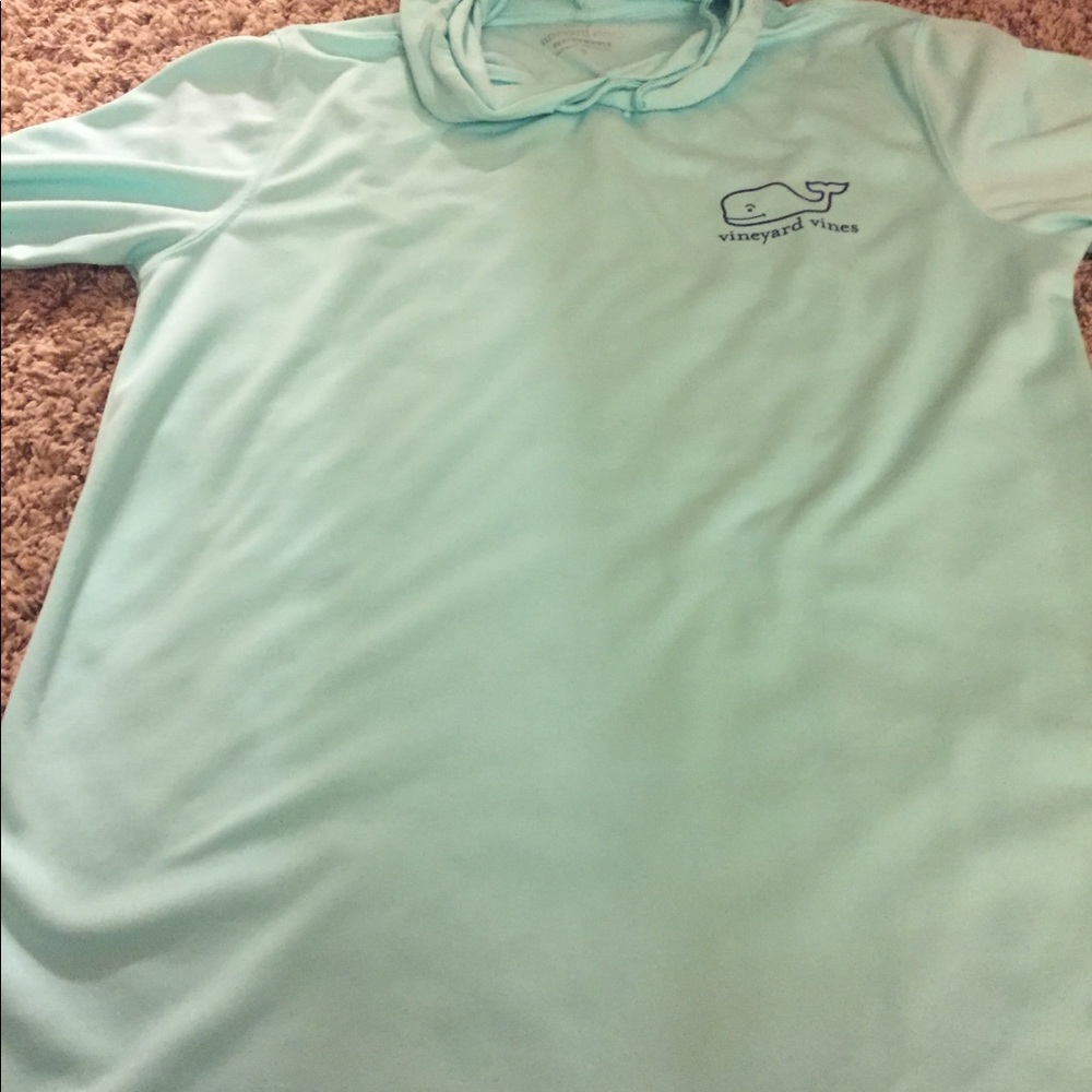 Small light green performance VY hoodie