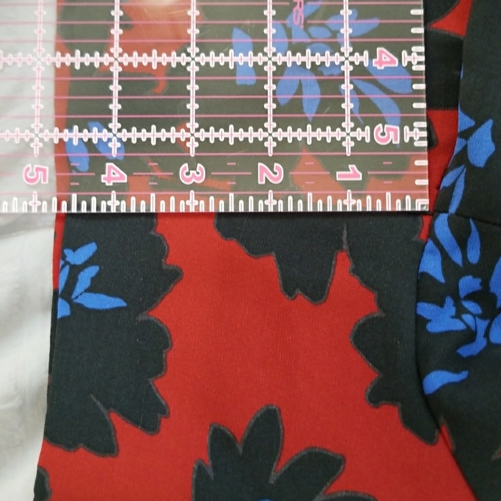 Jcrew shorts 8 floral red blue design