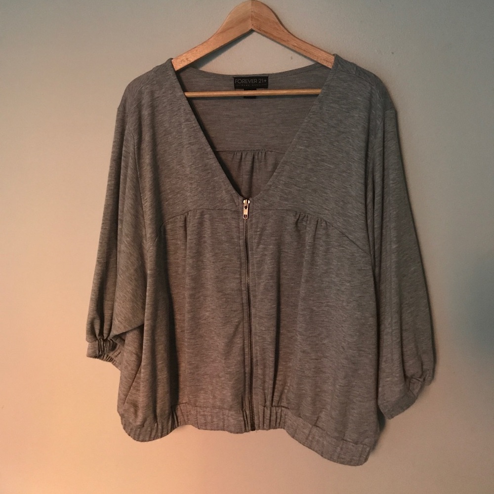 Gray sweatshirt