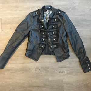 Faux Leather Jacket