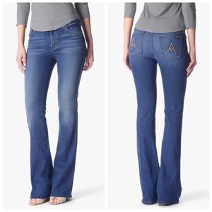7 For All Mankind A Pocket Flare Jeans 28