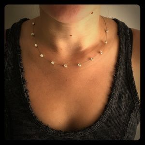Small gemstone necklace