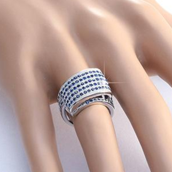 3 Layers Platinum Plating Austrian Cubic Zirconia - Picture 5 of 5