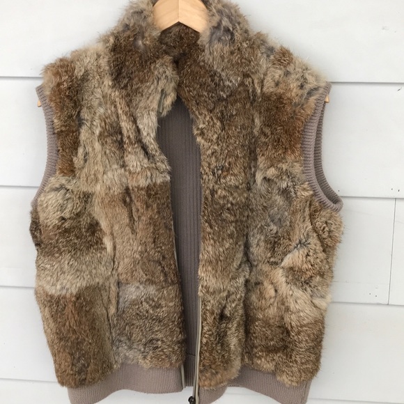 Urban Outfitters Rabbit Fur vest - Picture 1 of 2