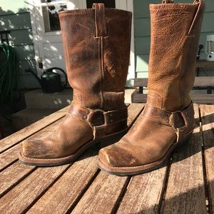 Frye brown leather boots