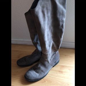 Born Brand Leather + Nubuck Suede Boots