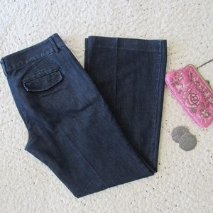 Express Editor Trouser Jeans Size 10R Stretch Blue