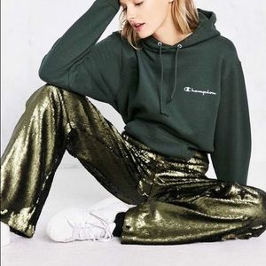 Green Sequin Pants