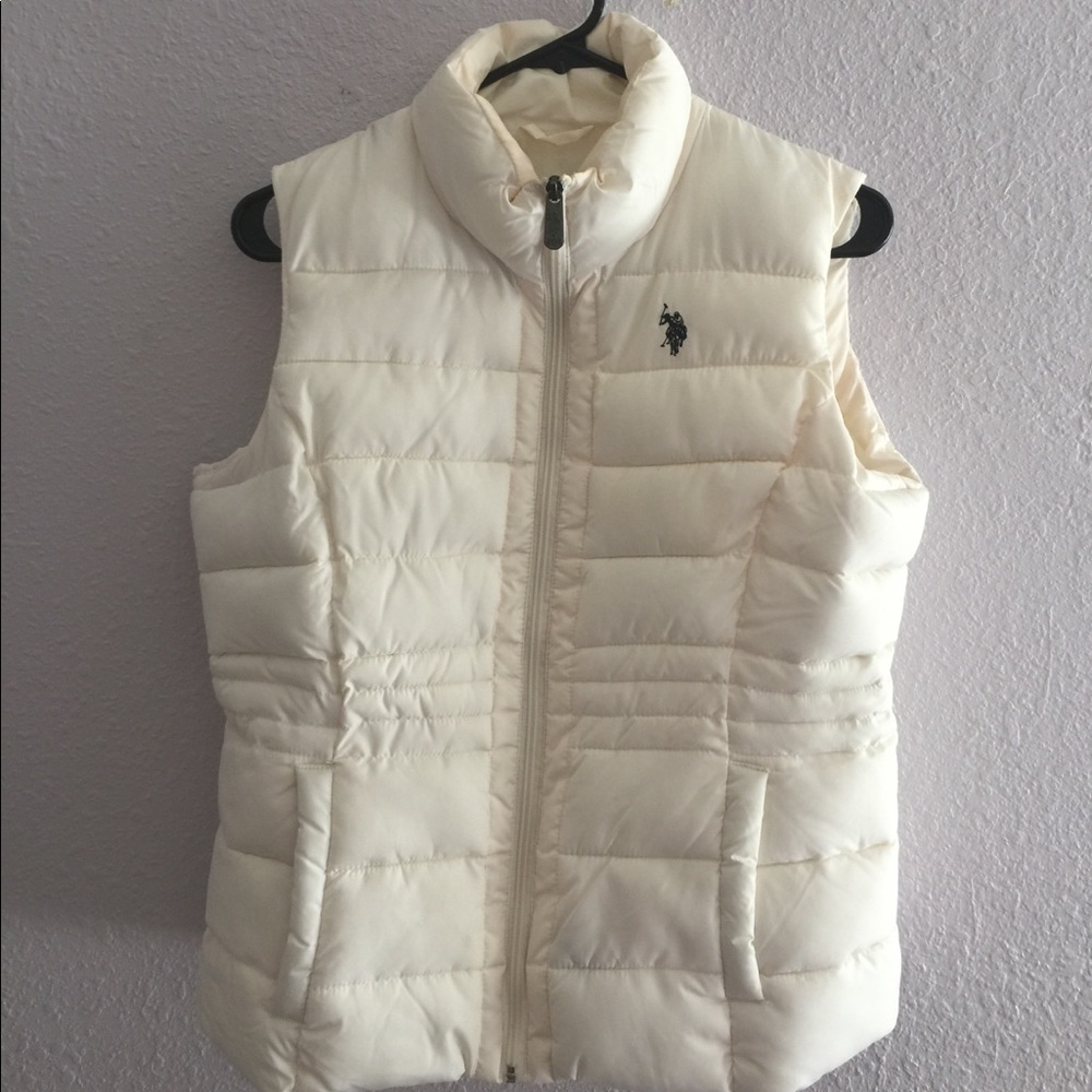 White winter vest