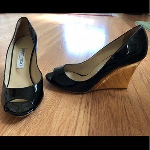 Jimmy Choo Mirrored Wedges
