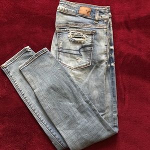 American eagle cropped jean