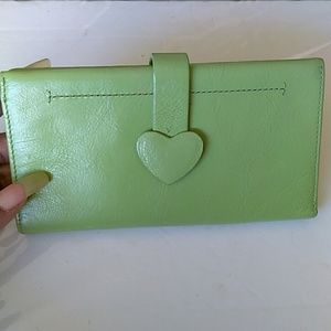 Lime Green Wristlet