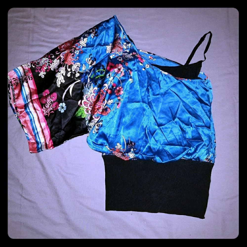 Bebe one shoulder top [SZ-MED]