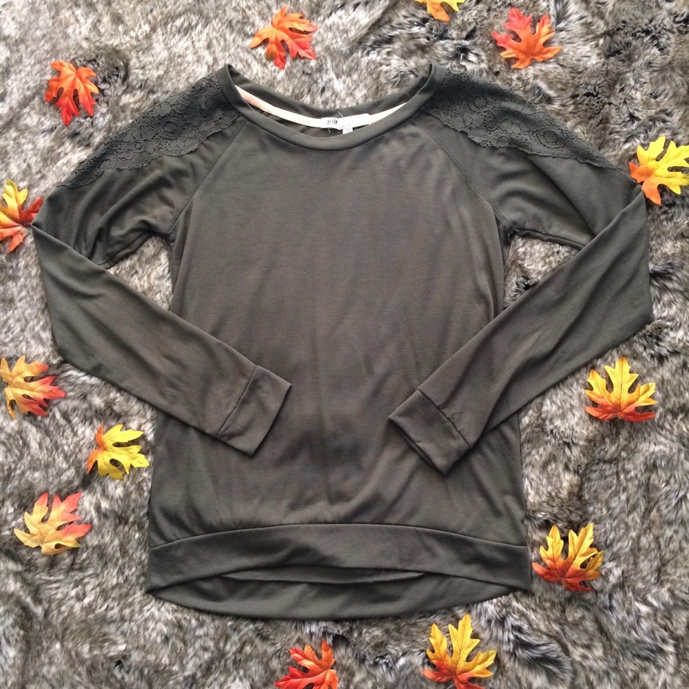 Jolt Lace Shoulder Long Sleeve Shirt