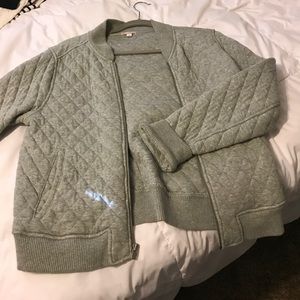 Quilted grey jacket