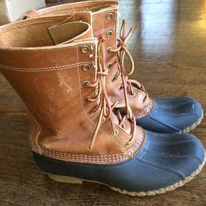 LL Bean duck boots