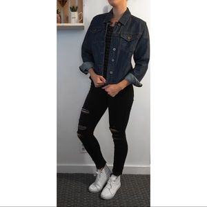 NEW Forever 21 "Premium Denim" Dark Wash Jacket