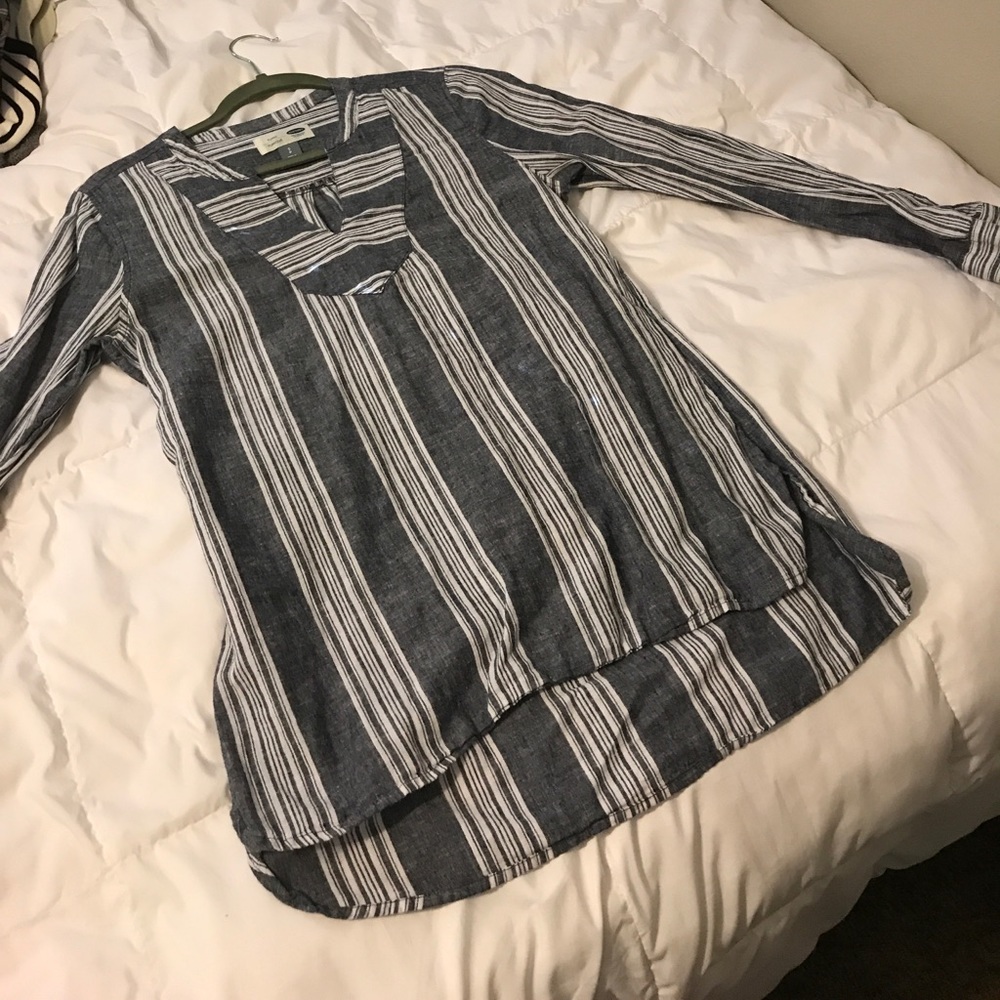 Tunic denim top
