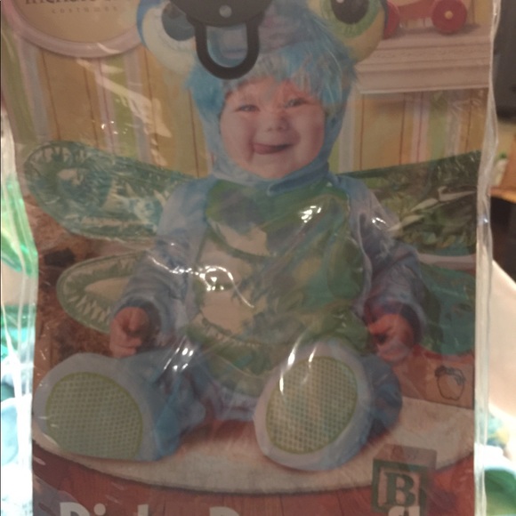 Dinky Dragonfly Blue /& Green Baby Bug Infant Halloween Costume
