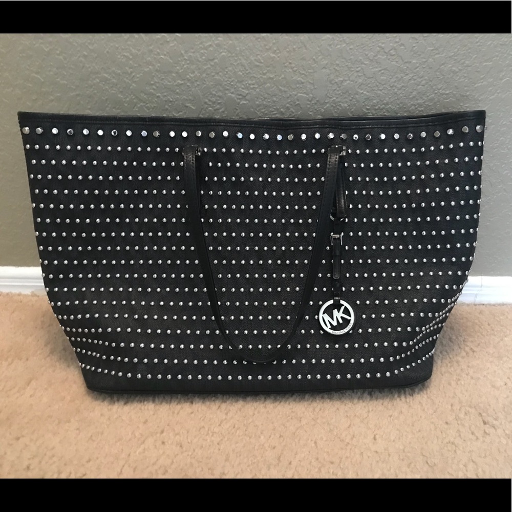 **Michael Kors** Black Jet Set Tote