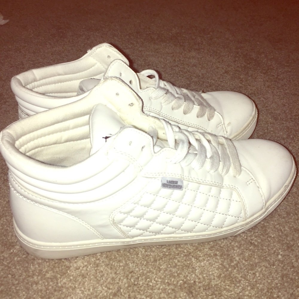 White London Underground Hightops