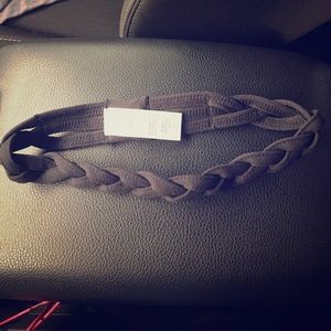 Black athleta braided headband