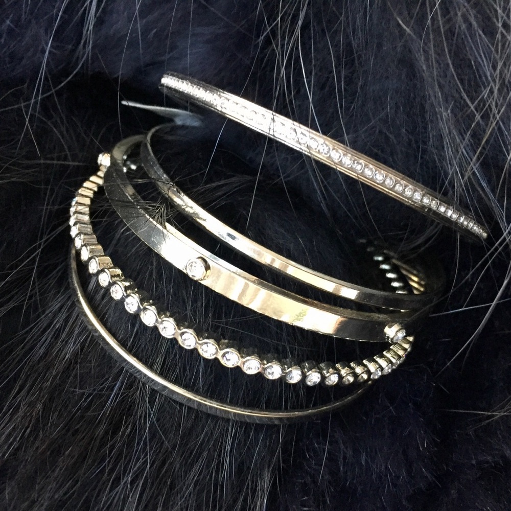 NWT Loft Gold Bangle Set