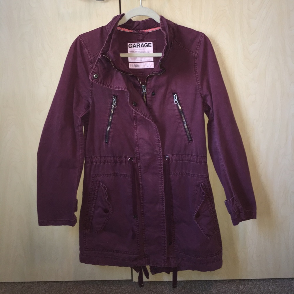 Maroon Grunge Jacket