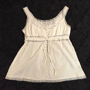 Soft White Sleeveless Top
