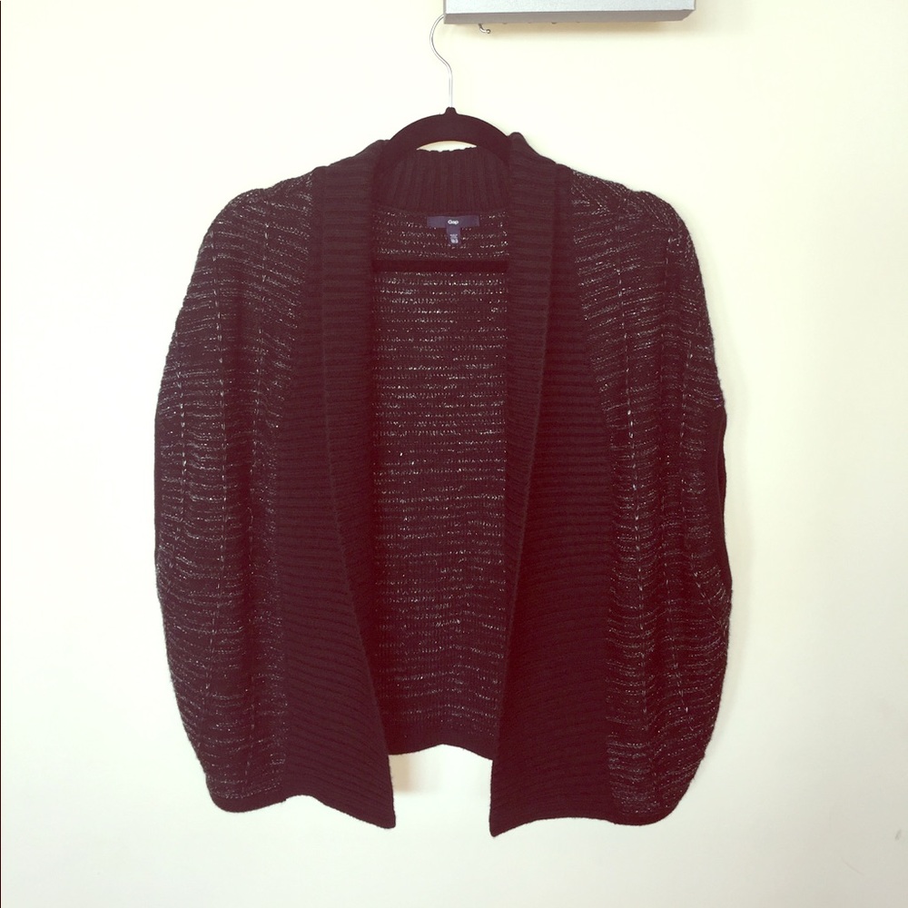Soft sparkling GAP short sleeve shrug cardigan