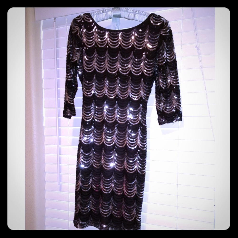 Sequence mini dress