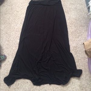 Merona black maxi skirt