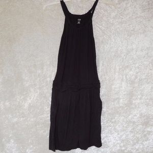 Black tank dress, with pockets