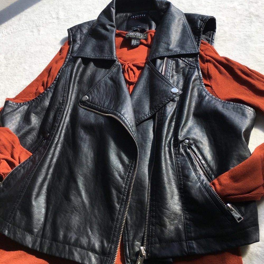VEGAN Leather Vest