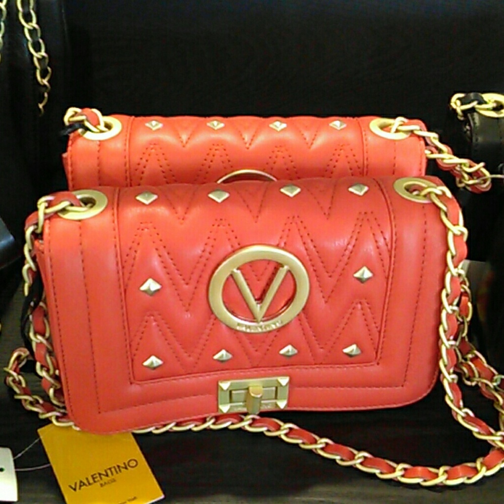 Valentino poppy red medium sized purse