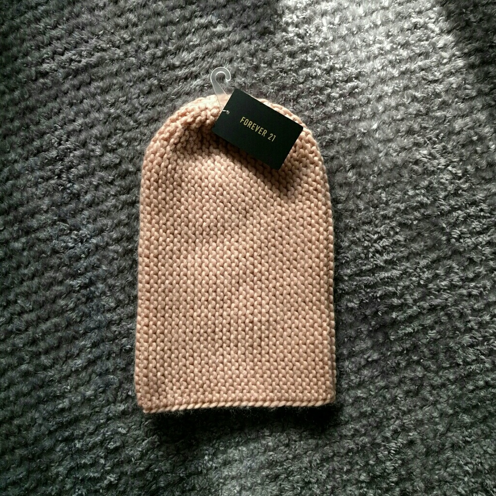 Forever 21 Dusty Pink Beanie
