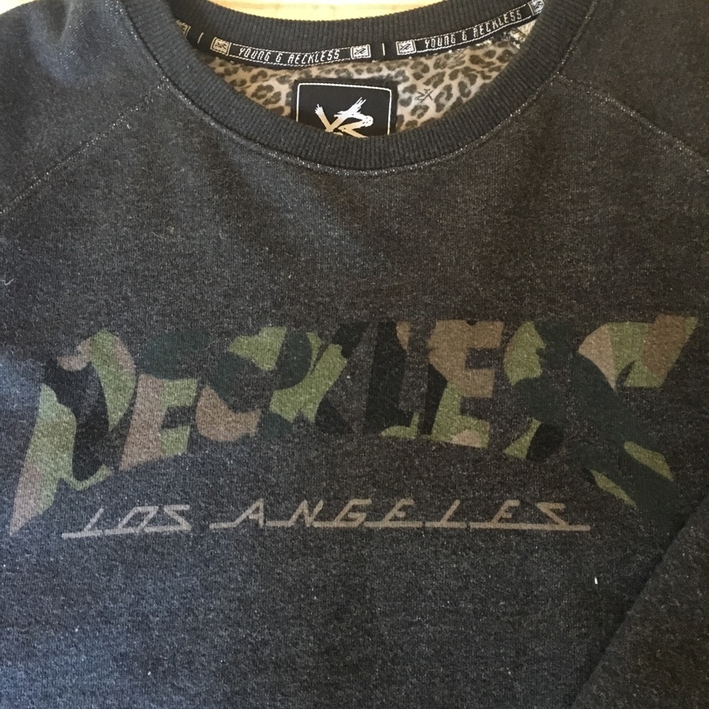 Young and Reckless crew neck