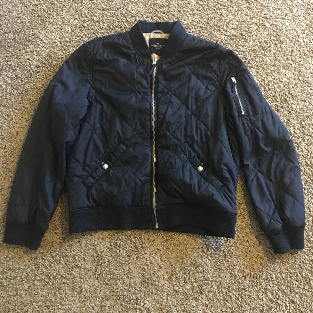 Navy zip jacket