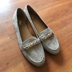 J. Adams taupe loafers