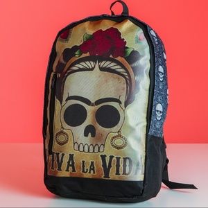 Frida Kahlo inspired backpack