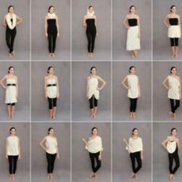 NWT American Apparel Circle Scarf In Cherry Bomb - Picture 4 of 4