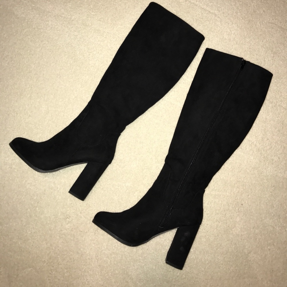 Knee High Suede Boots