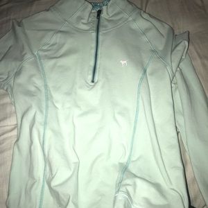 PINK long sleeve half zip