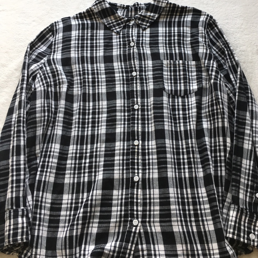 FLANNEL button down shirt