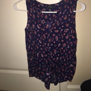 Sleeveless tie in the front Lucky Brand top