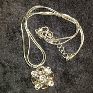 Brighton Sterling Silver CZ necklace