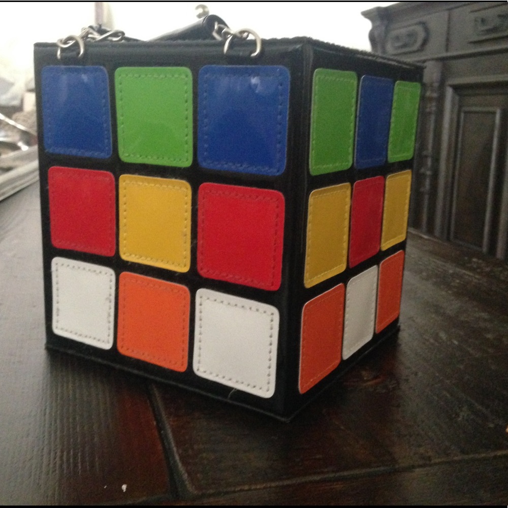 Rubik's cube purse