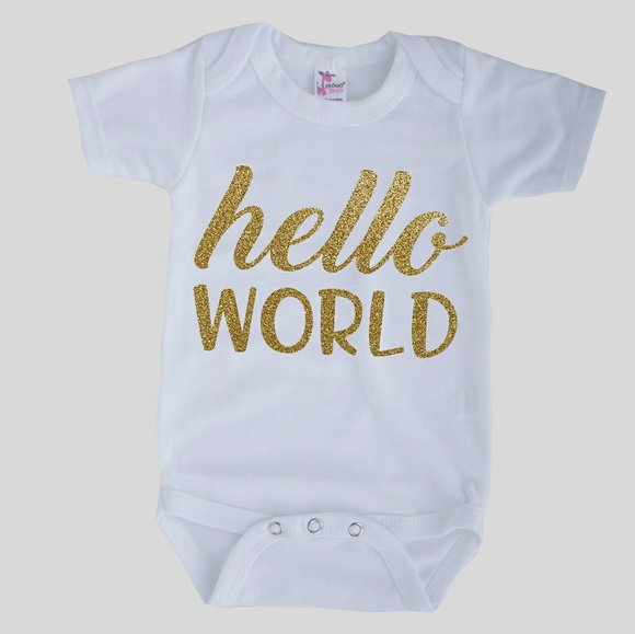 Handmade Baby Coming Home Onesie - Picture 1 of 1