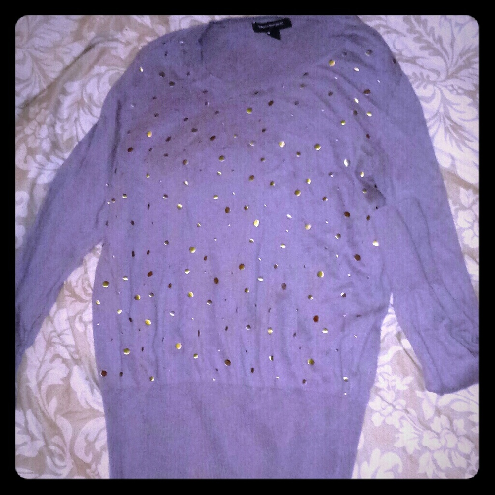 Grey Studded Banana Republic Sweater